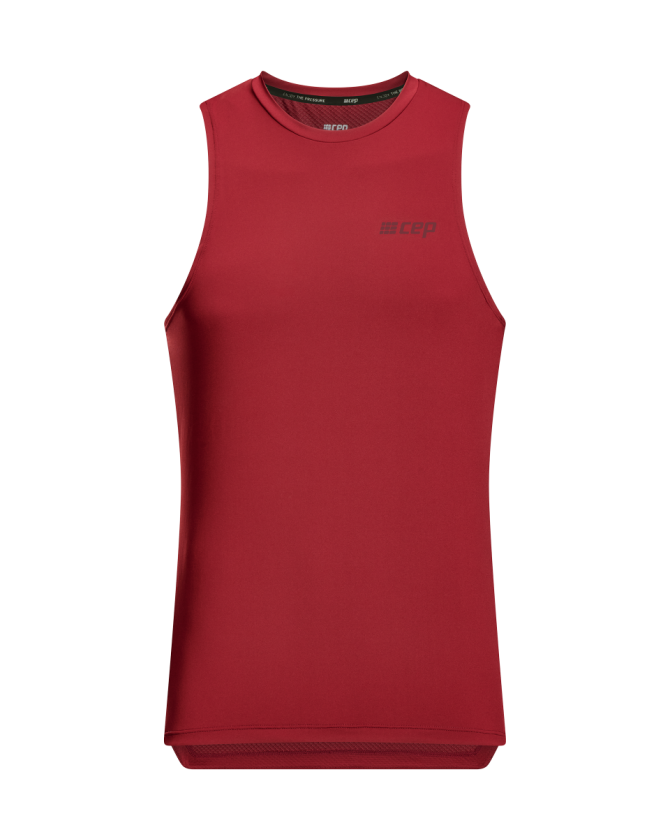 CEP The Run Tank Top in dark red für Männer