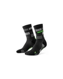 CEP THE RUN Limited Socks 2024.2 Mid Cut in black/neon yellow für Männer